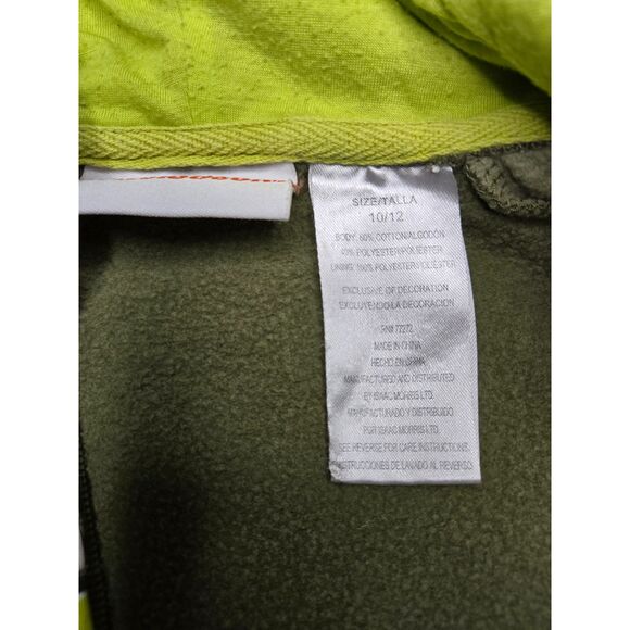 Nickelodeon Teenage TMNT Kids Hoodie Kids 10/12 Green Camo - Picture 4 of 4